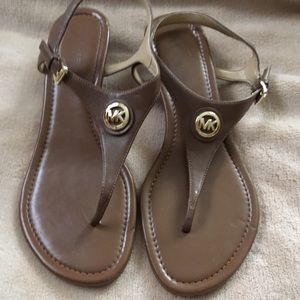 2 pair of Michael Kors sandals